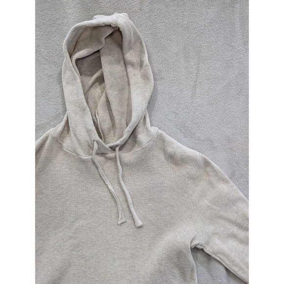 Lucky Brand Knitted Hoodie Womens Medium M Beige Cream - Picture 6 of 16